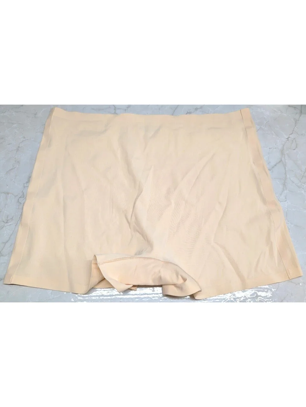 New Boy Shorts Women Plus Size XL Beige Nude Seamless High Waisted Anti Chafing